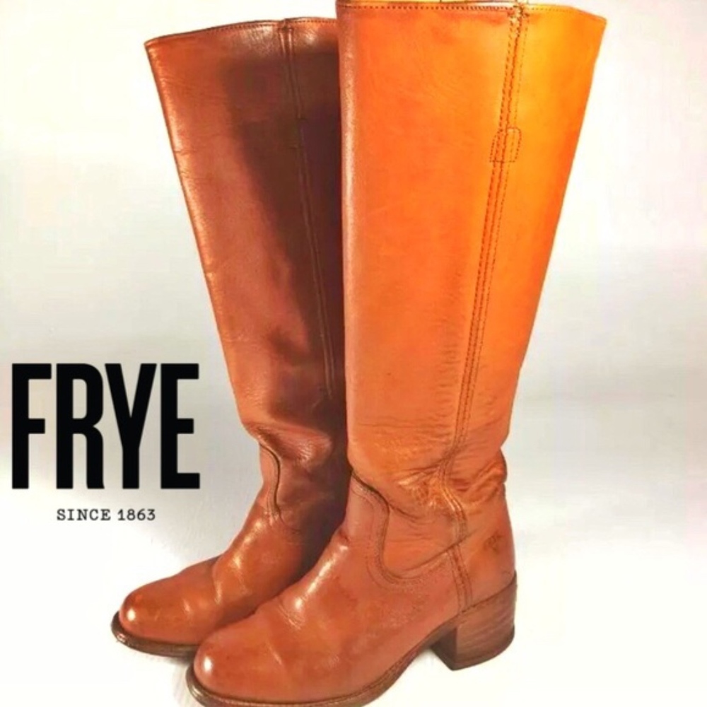 FRYE | Tall Leather Heeled Boots